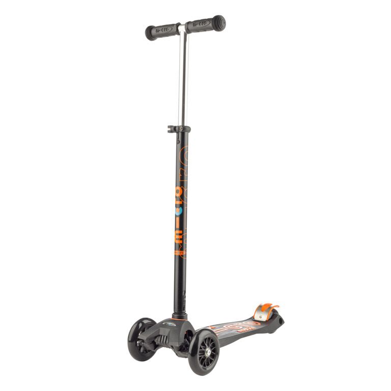Micro Mobility maxi micro deluxe „black / orange“, ab 5 Jahren – Bild 2