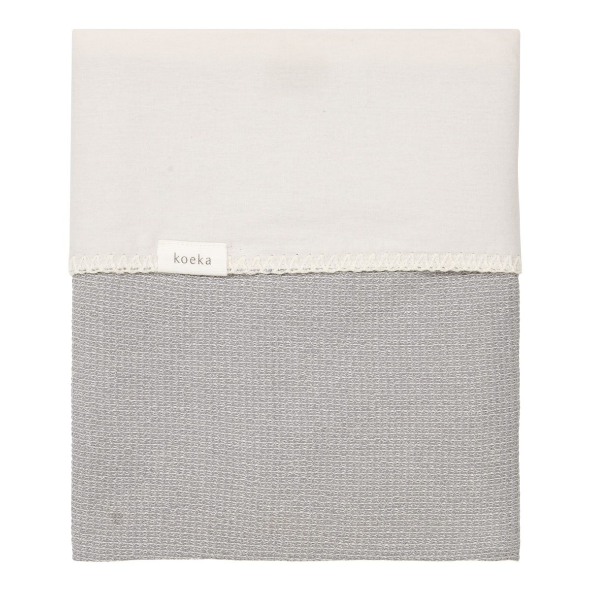 koeka Babydecke Cairo, Flanell, steel grey, 75x100cm 01