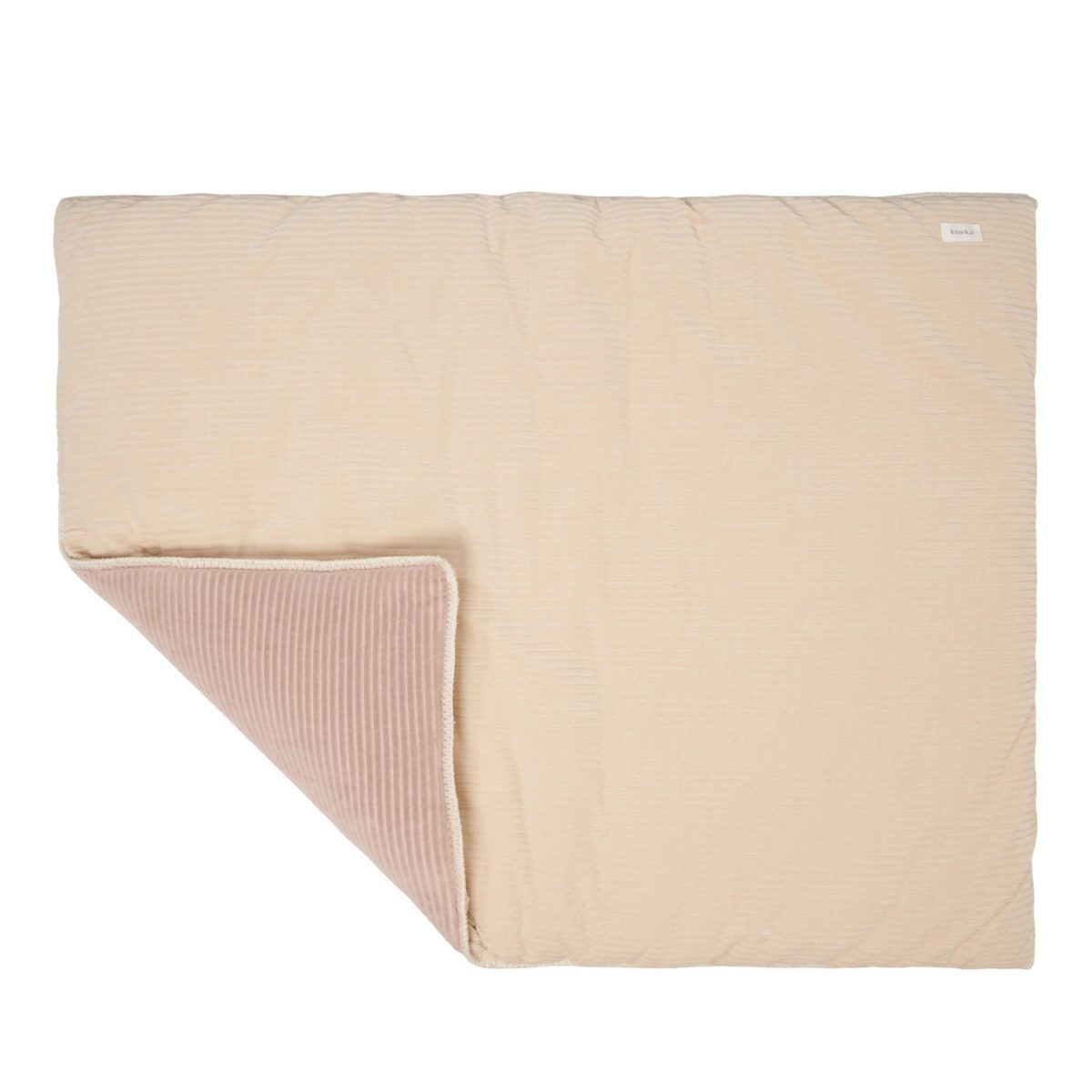 koeka Krabbeldecke Vik „sand : grey pink“, 80x100cm 03