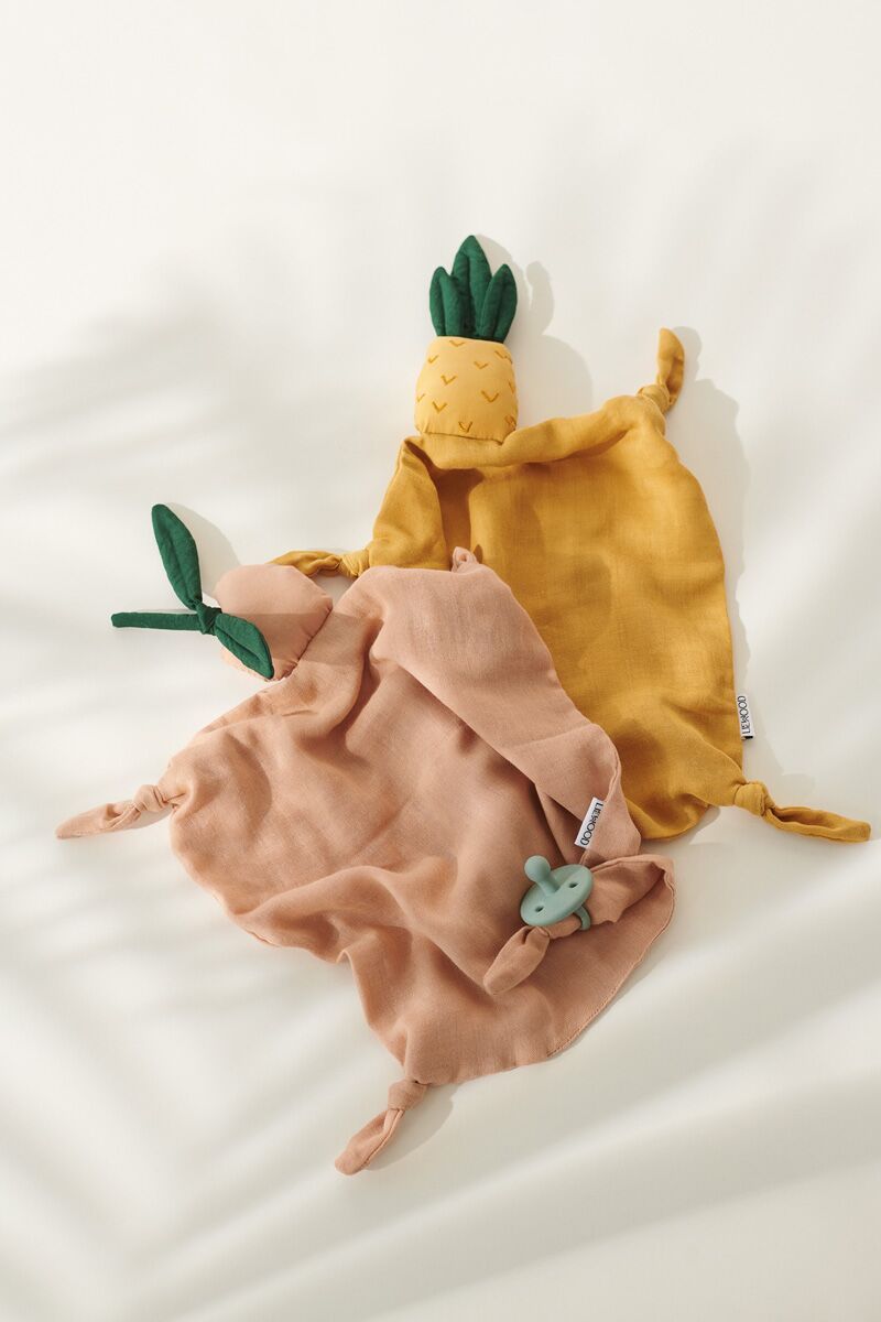 Liewood Agnete Kuscheltuch „Peach“ aus Bio-Baumwolle 02