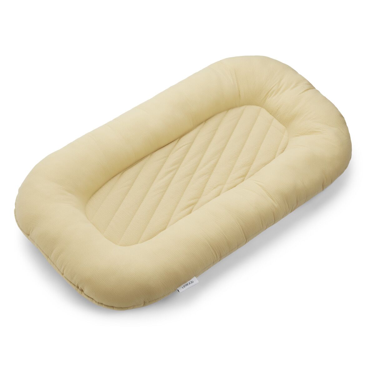Liewood Edward Babynest „Wheat yellow“, Bio-Baumwolle, 60x100cm
