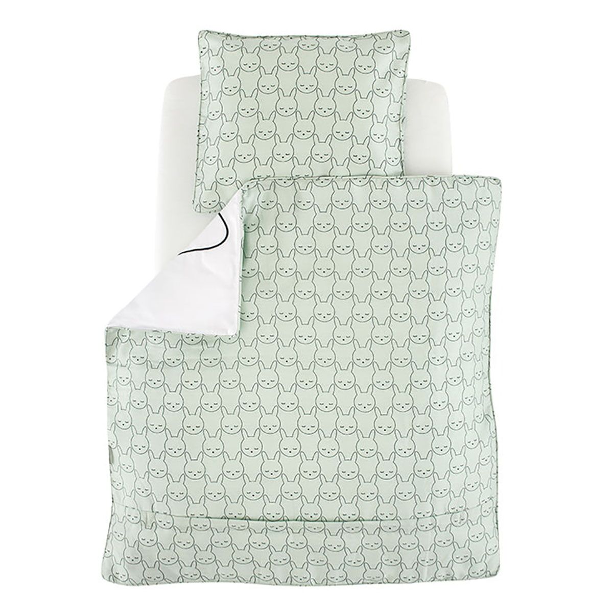 Träumeland Baby-Bettwäsche „Kuschelhase“, 80x80 + 35x40 cm – Bild 2