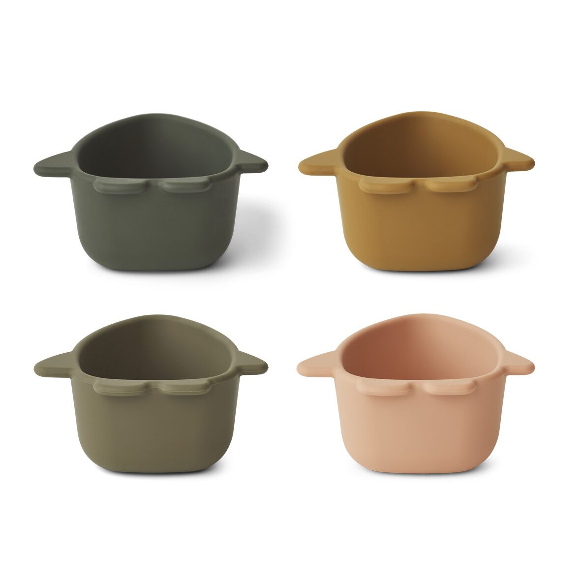 Liewood Malene Snackschale „Space multi mix“, Silikon, 4er-Set, ø8cm 02