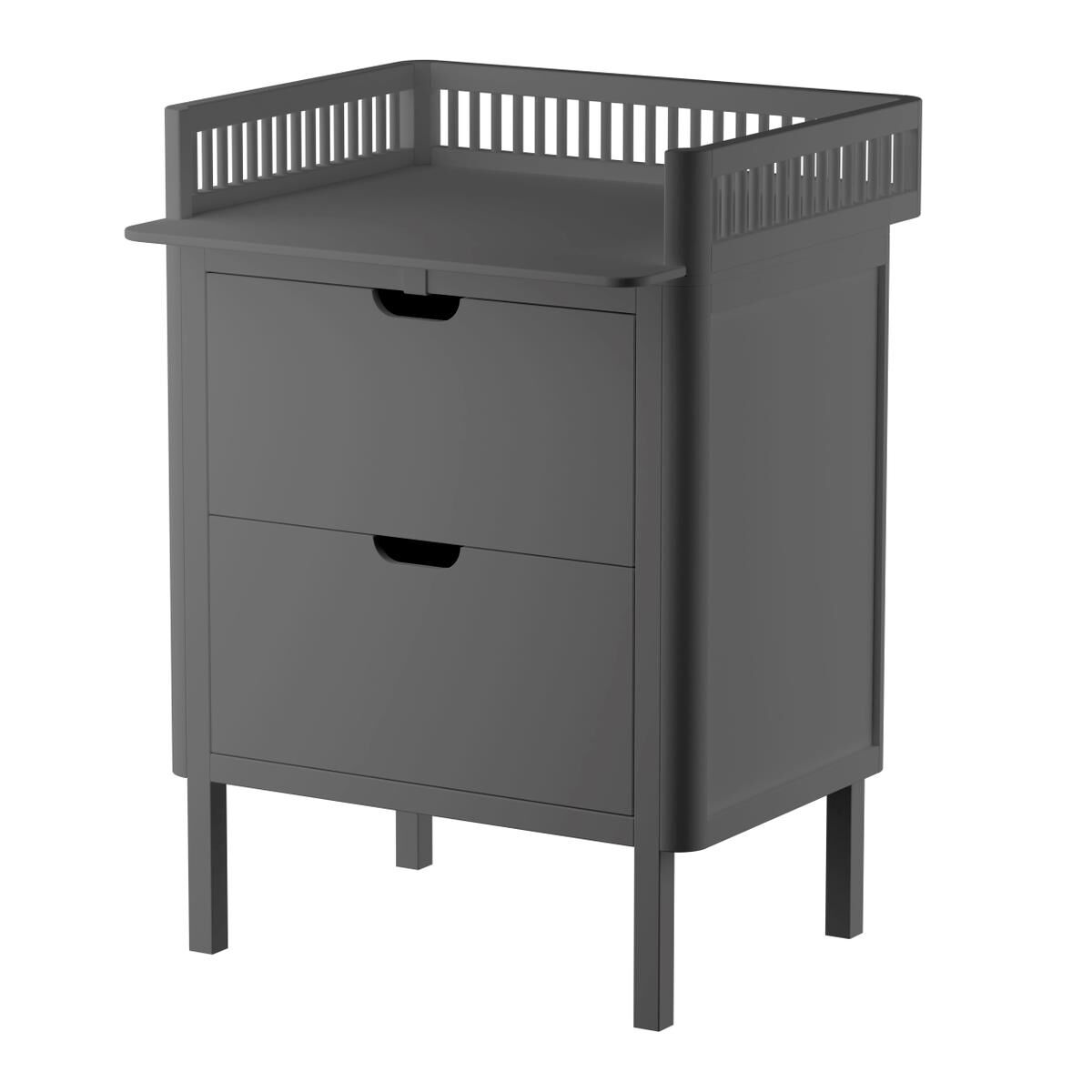 Sebra Wickelkommode mit Schubladen, classic grey, grau