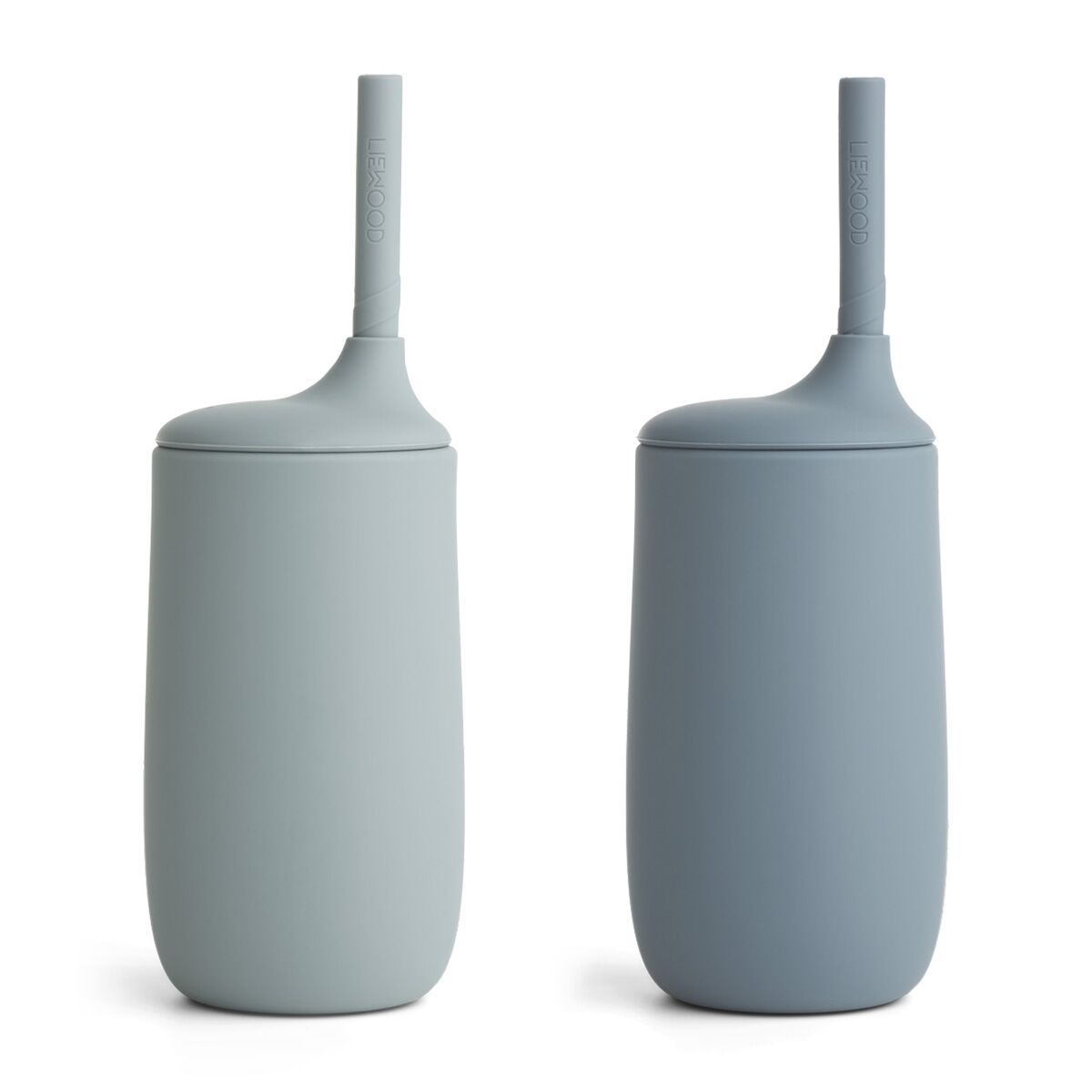 Liewood Dylan Trinkbecher „Blue mix“, Silikon, 2er-Set