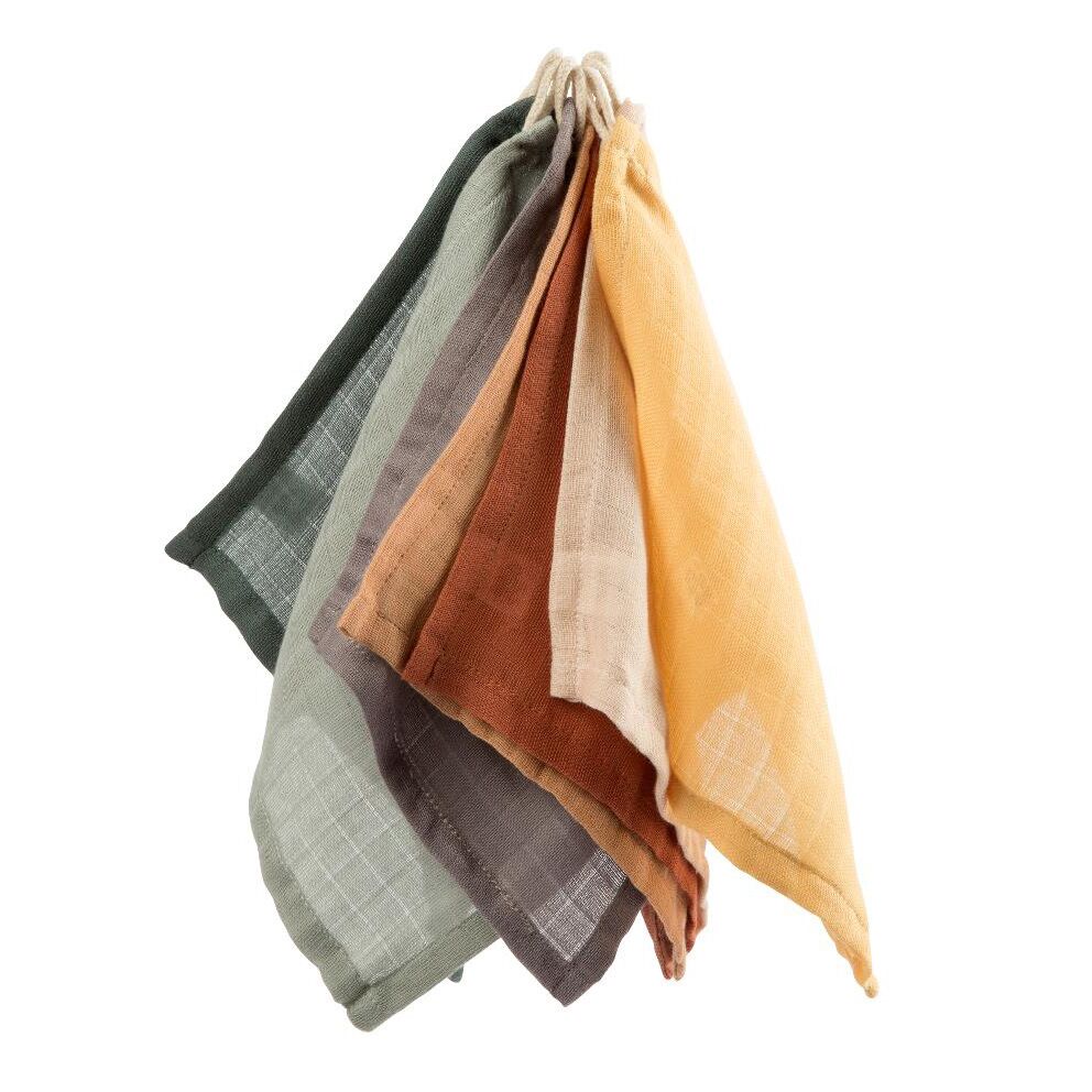Sebra Waschlappen „mixed colours“, 7er-Set