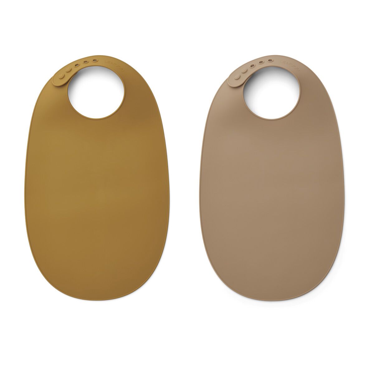 Liewood Ilana Silikon Lätzchen „Golden caramel oat mix“, 2er Set 01