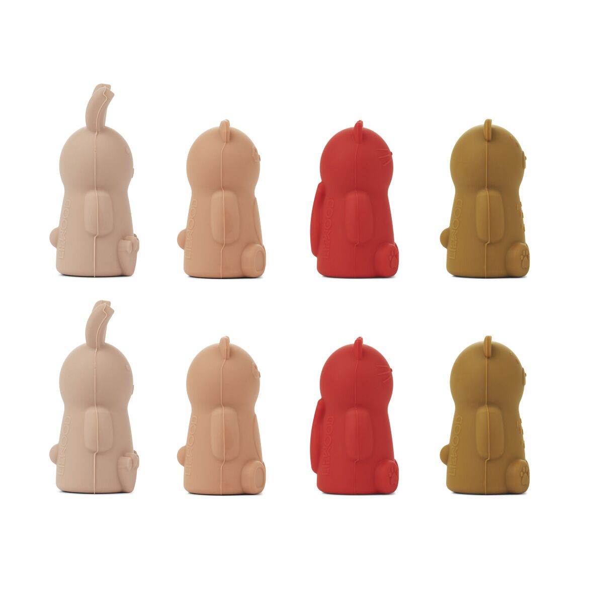 Liewood Jim Fingerpuppen „Rose multi mix“, Silikon, 8er-Set – Bild 2