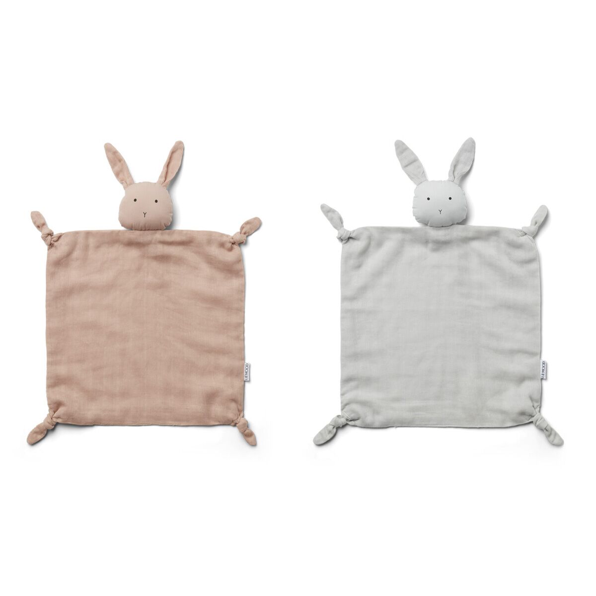 Liewood Agnete Kuscheltuch „Rabbit rose:dumbo grey mix“ 01