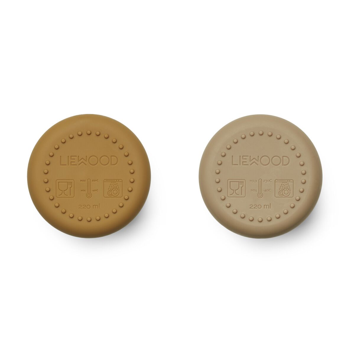 Liewood Ethan Becher „Golden caramel oat mix“ aus Silikon 02