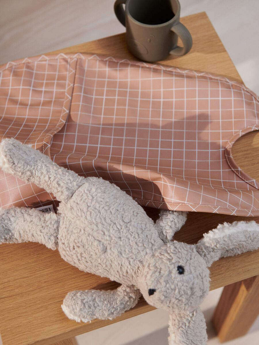 Liewood Lai Lätzchen „Check : graphic stroke tuscany rose mix“, 2er-Set 02