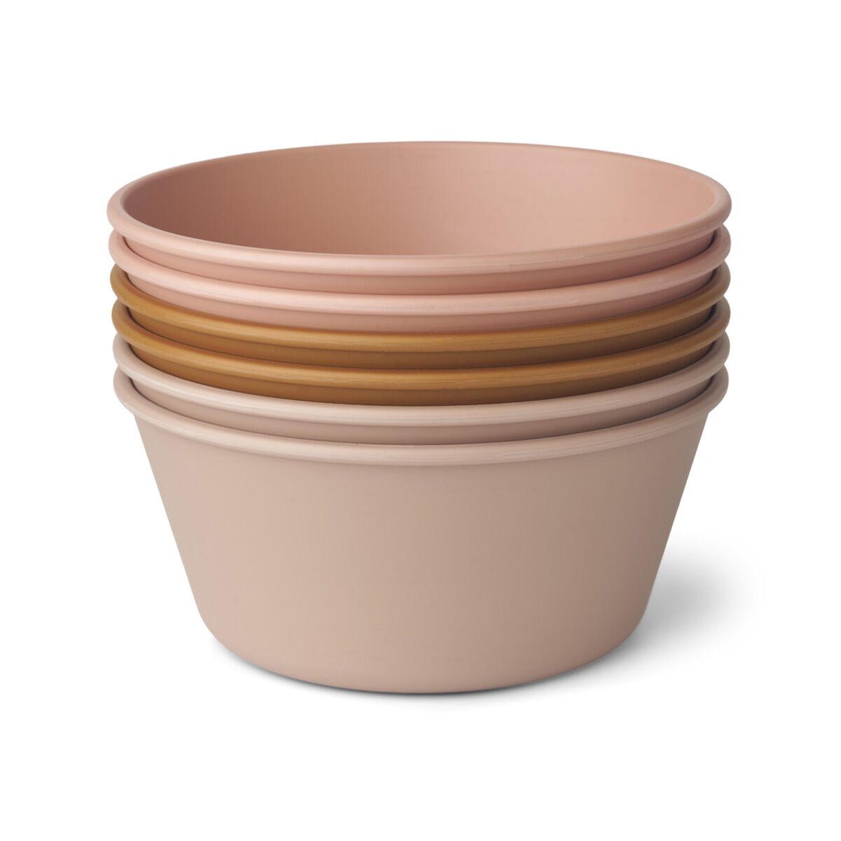 Liewood Irene Schüssel „Rose multi mix“ aus PLA, 6er-Set