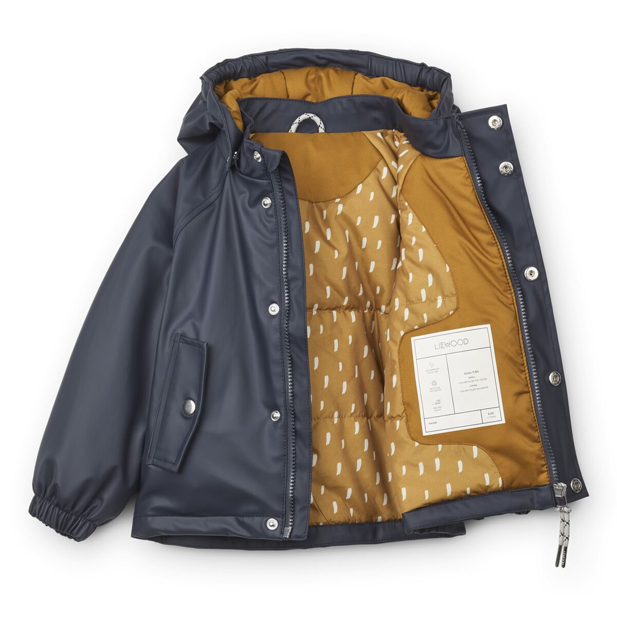 Liewood Dan gefüttertes Regenbekleidungs-Set „Deep navy“