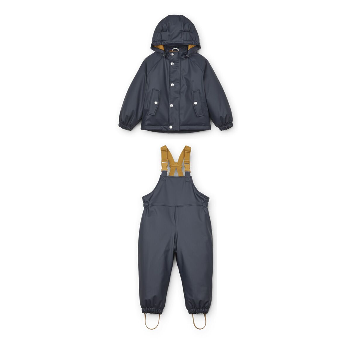 Liewood Dan gefüttertes Regenbekleidungs-Set „Deep navy“