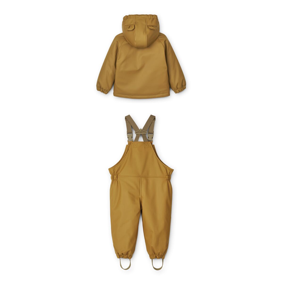 Liewood Dan gefüttertes Regenbekleidungs-Set „Golden caramel“