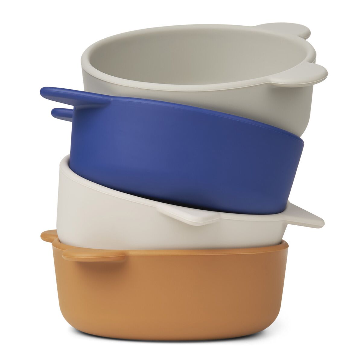 Liewood Iggy Schalen „Mist multi mix“, Silikon, 4er-Set