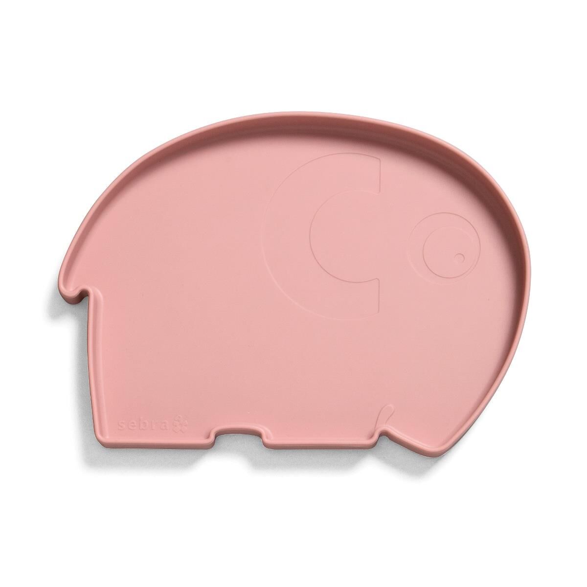 Sebra Silikon Teller, Fanto der Elefant, blossom pink 01
