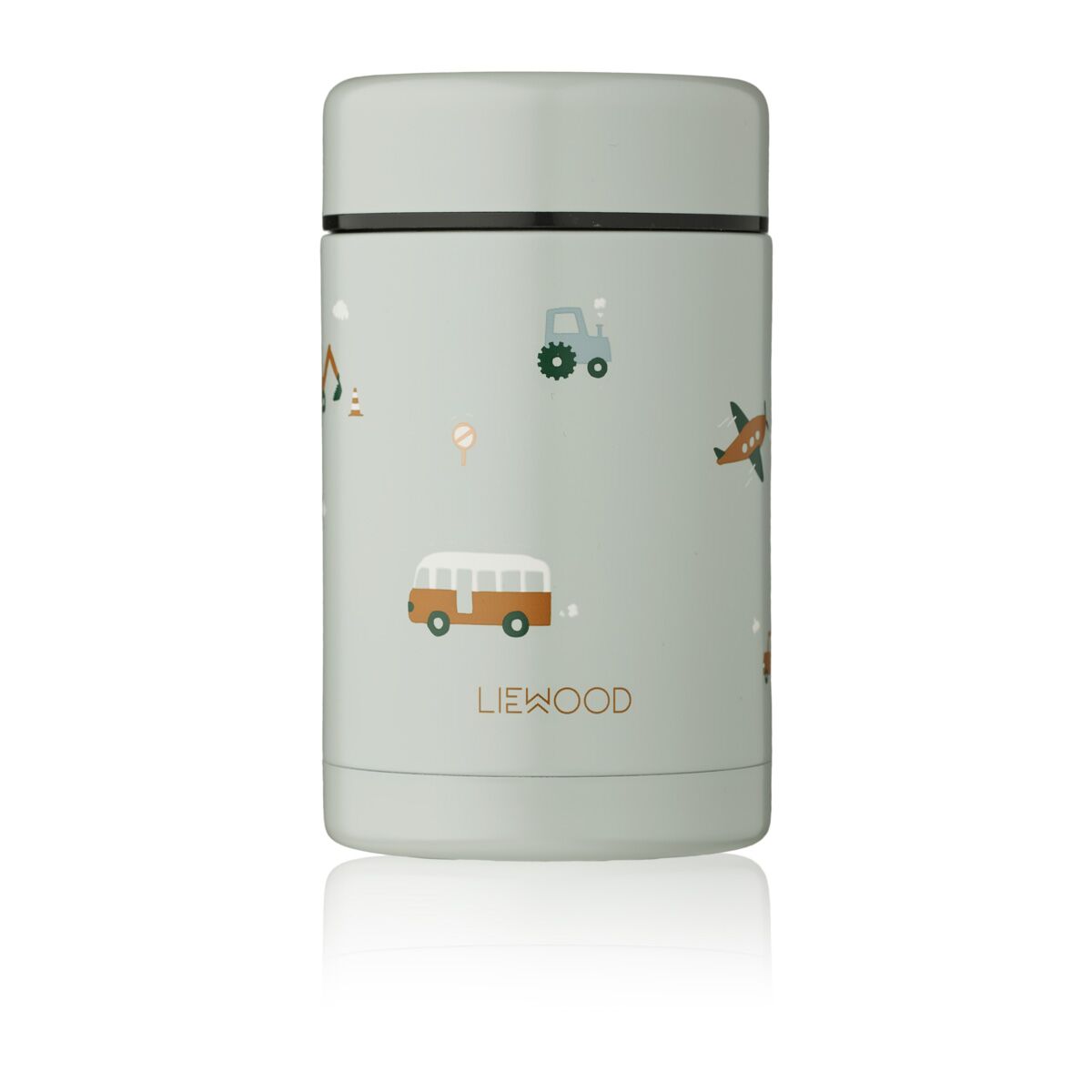 DELISTED Liewood Bernard Thermobehälter „Vehicles / dove blue mix“ 500ml