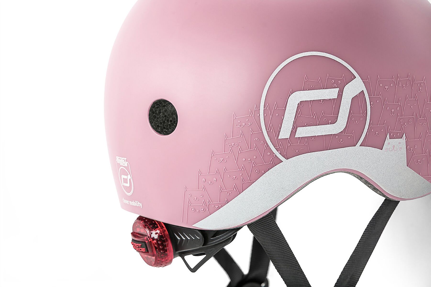 Scoot and Ride Kinderhelm „reflective rose“ (XXS - S) 45 – 51cm 02