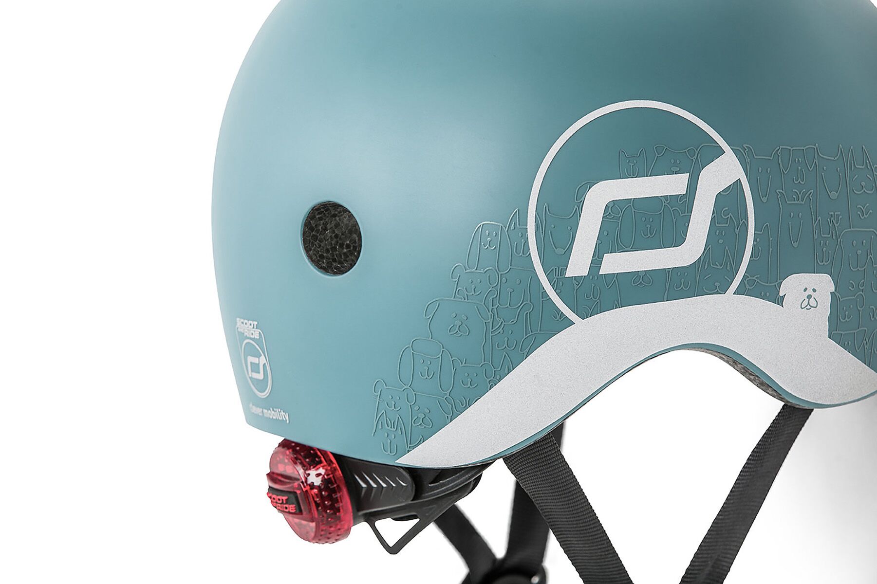 Scoot and Ride Kinderhelm „reflective steel“ (XXS - S) 45 – 51cm – Bild 3