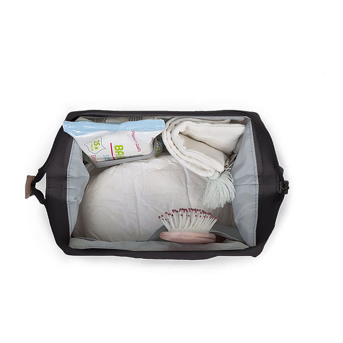 Childhome Baby Necessities Kulturbeutel in schwarz : gold, 27x13x15cm 02