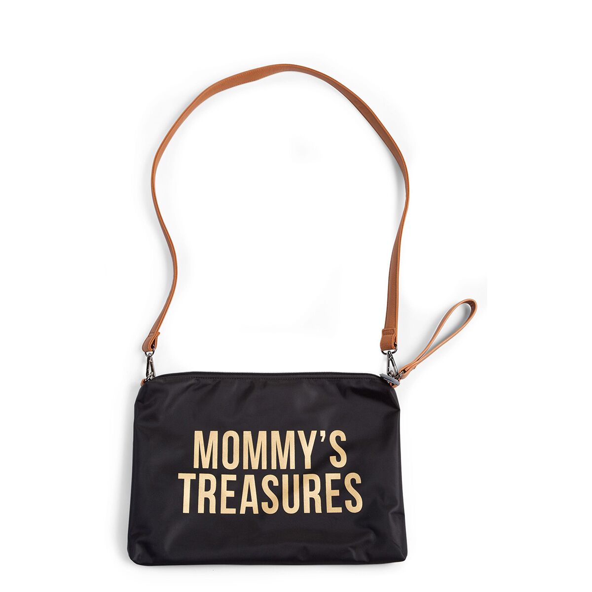 Childhome Mommy Treasures Clutch in schwarz : gold, 33x23cm 03