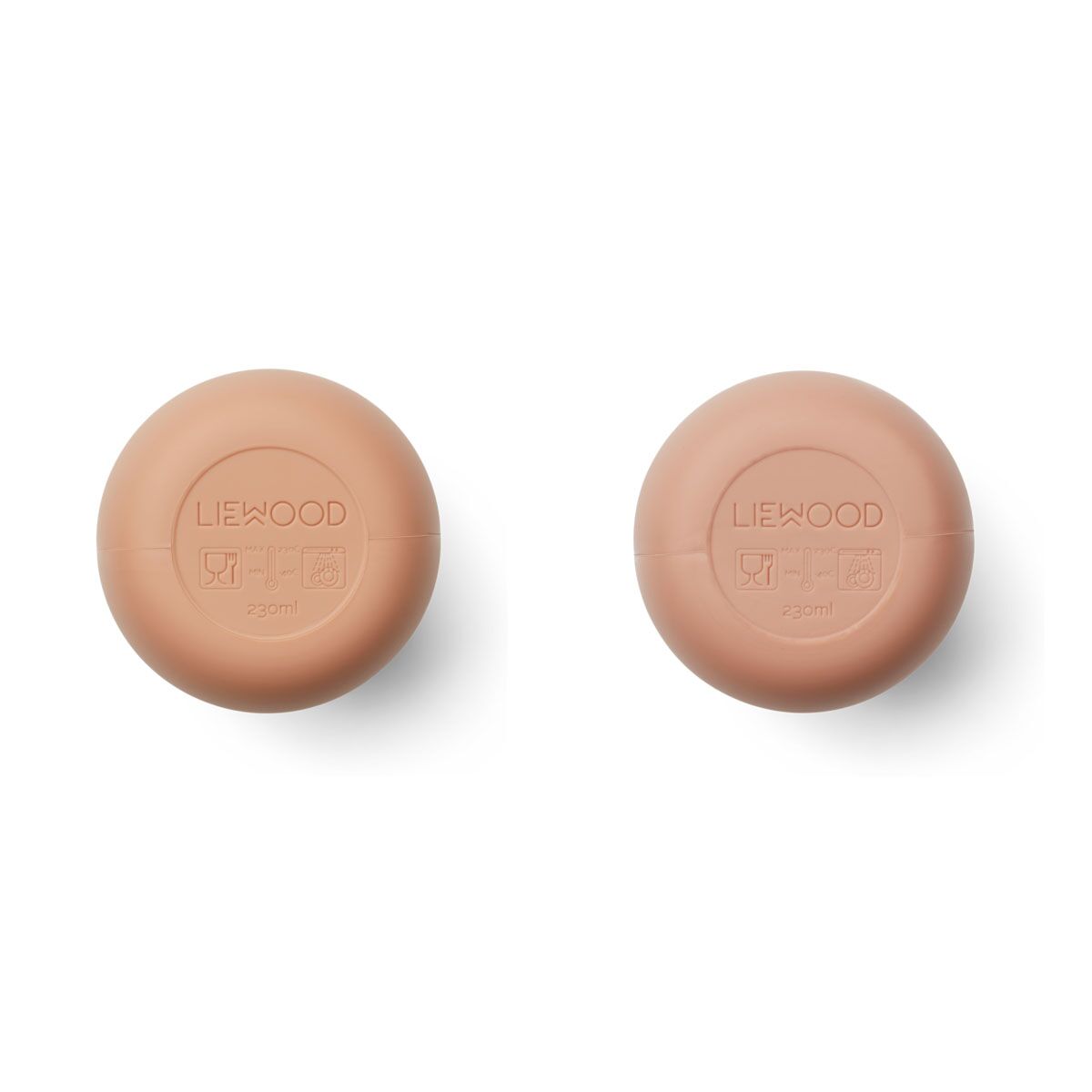 Liewood Ellis Trinkbecher „Tuscany rose / pale tuscany mix“ aus Silikon, 2er-Set – Bild 3