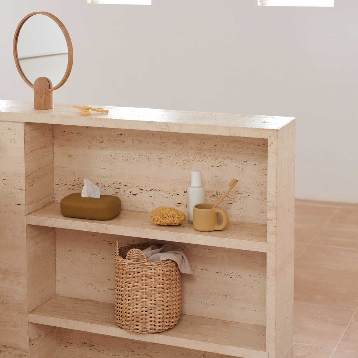 Liewood Feuchttücherbox Oline im Badezimmer