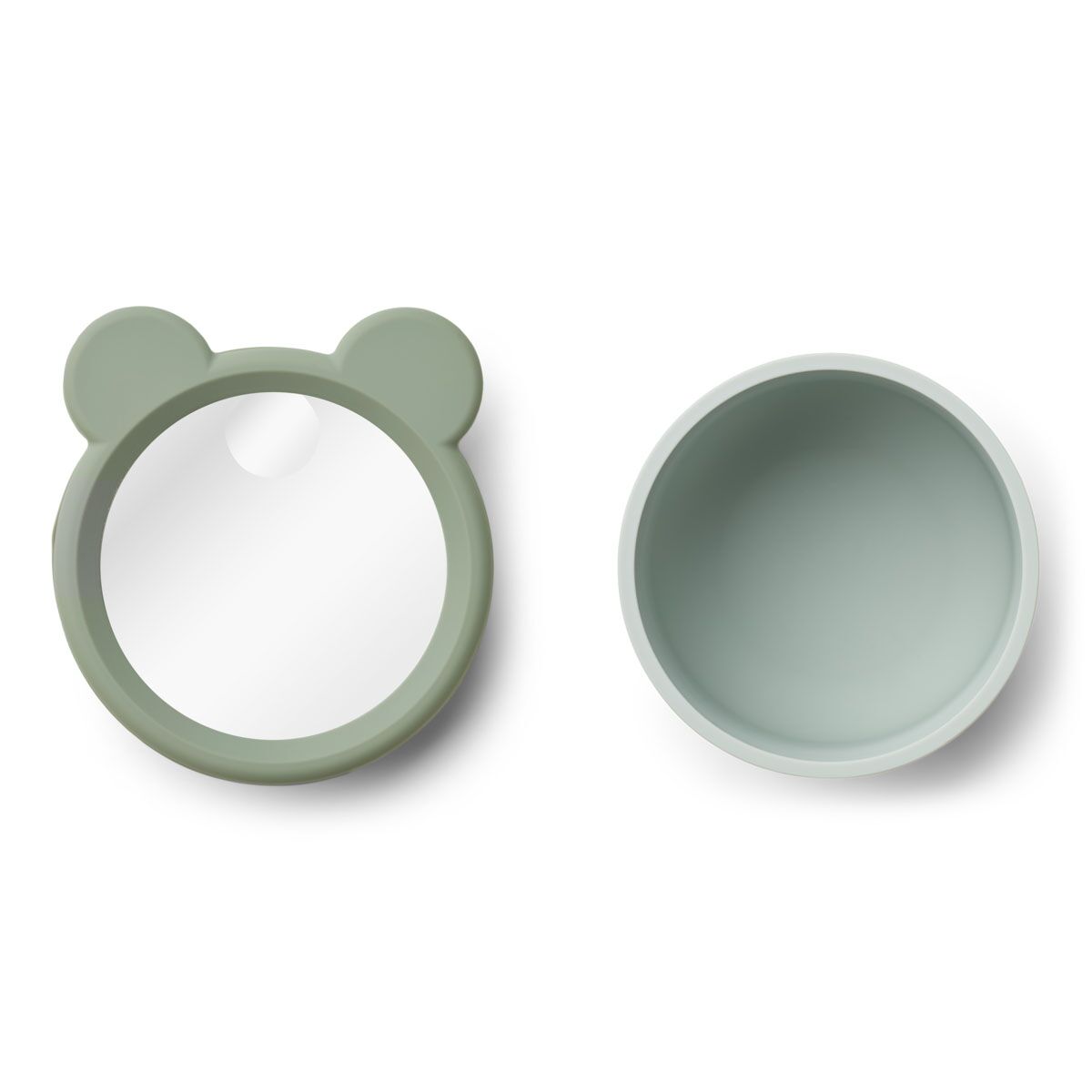 DELISTED Liewood Lupenbecher Isabella „Faune green / Dusty mint mix“, Silikon – Bild 2