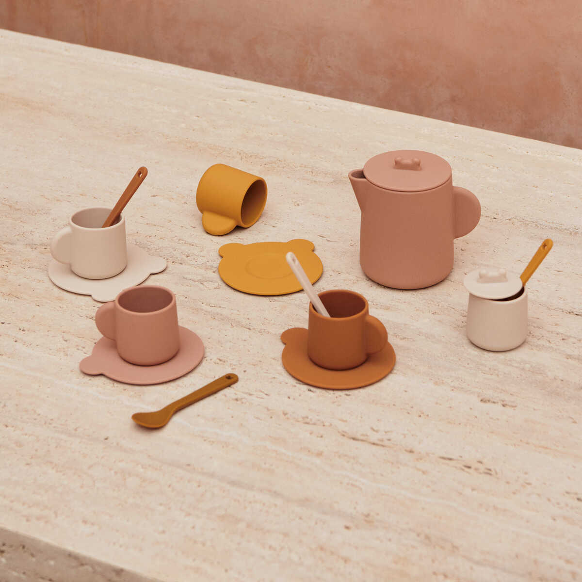 DELISTED Liewood Kourtney Kaffee und Tee Spielset „Jojoba multi mix“, Silikon – Bild 3
