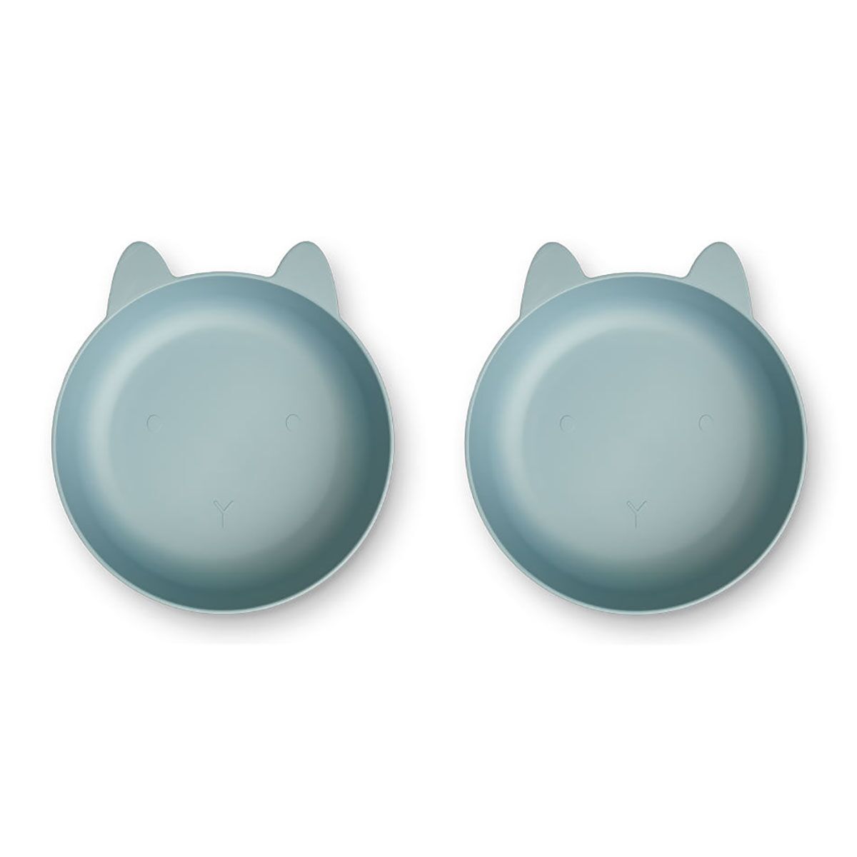 Liewood Solina Kinderschüssel „Rabbit sea blue“, aus PLA, 2er-Pack