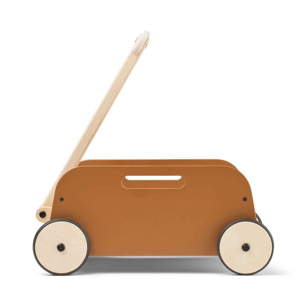 DELISTED Liewood Bollerwagen Tyra „Golden caramel / sandy mix“, Buchenholz, L50cm – Bild 2