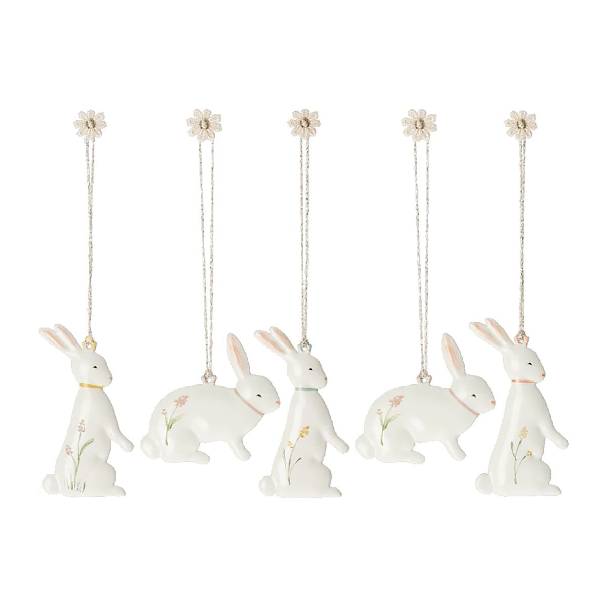 Maileg Osterschmuck-Set „Bunny“ aus Metall, 5-teilig 01