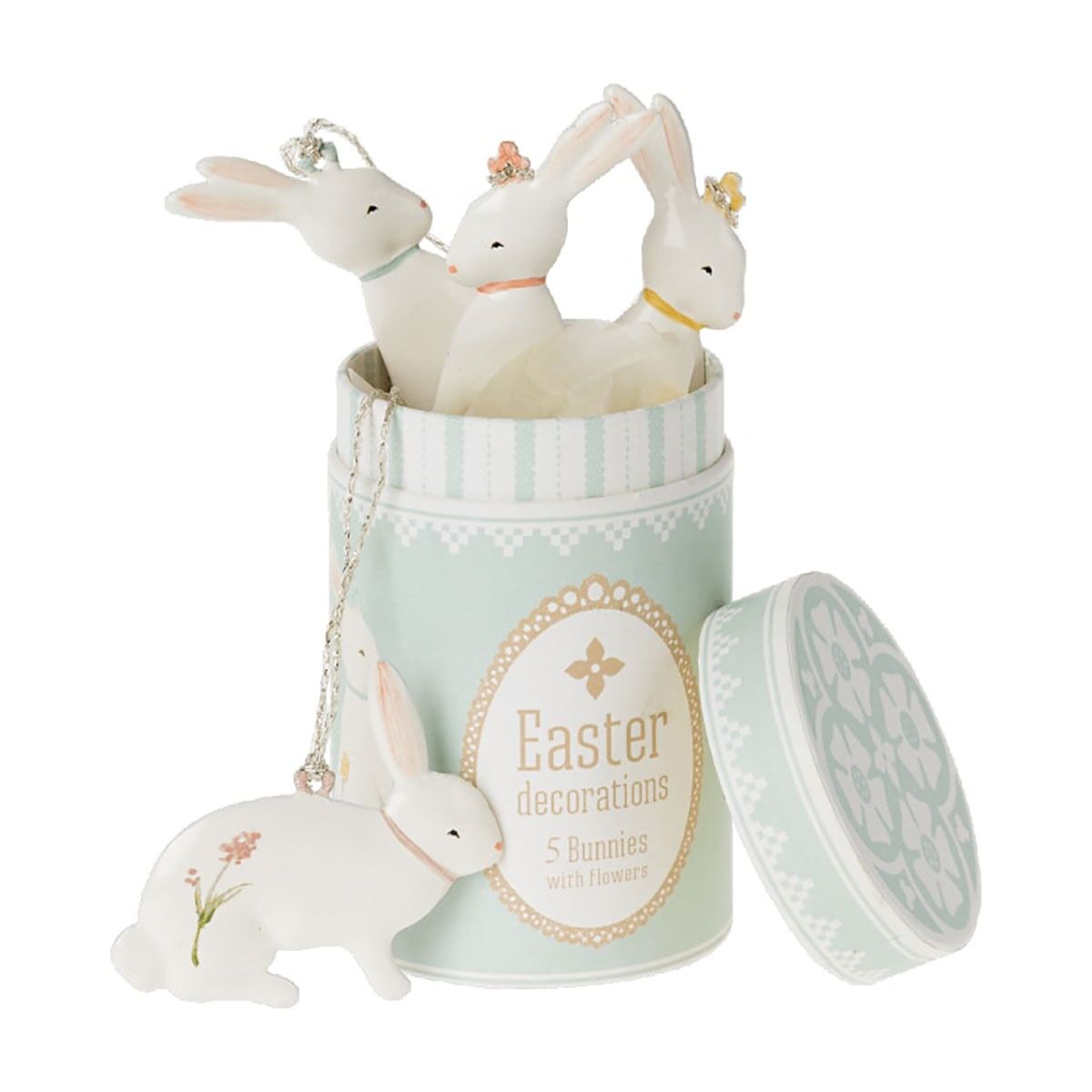Maileg Osterschmuck-Set „Bunny“ aus Metall, 5-teilig 02