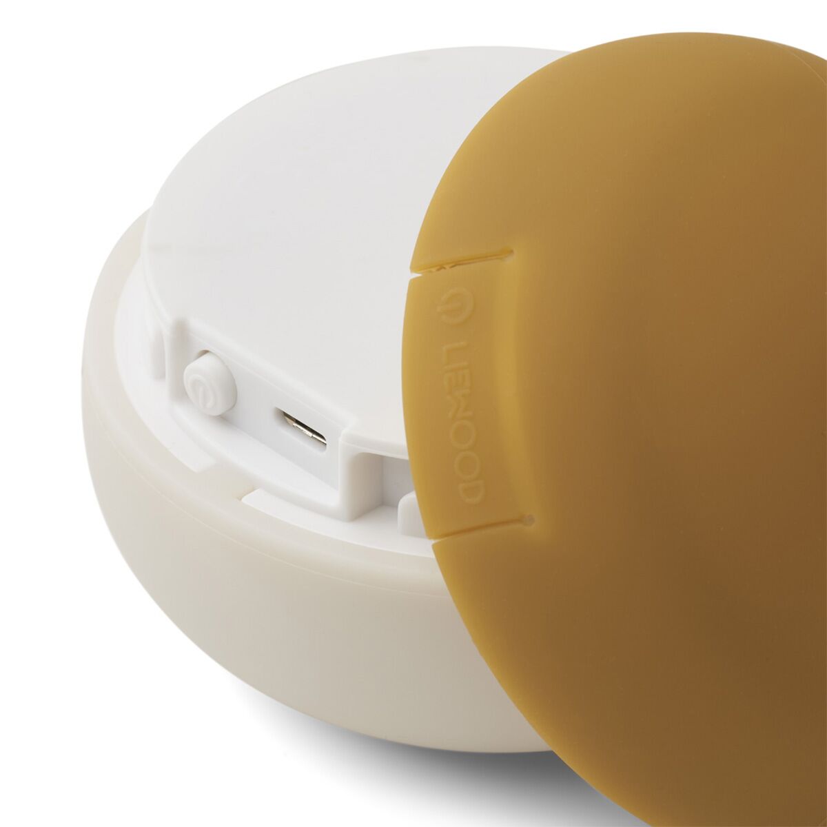 Liewood Nachtlicht Samuel „Golden caramel / sandy mix“, Silikonlampe mit LED