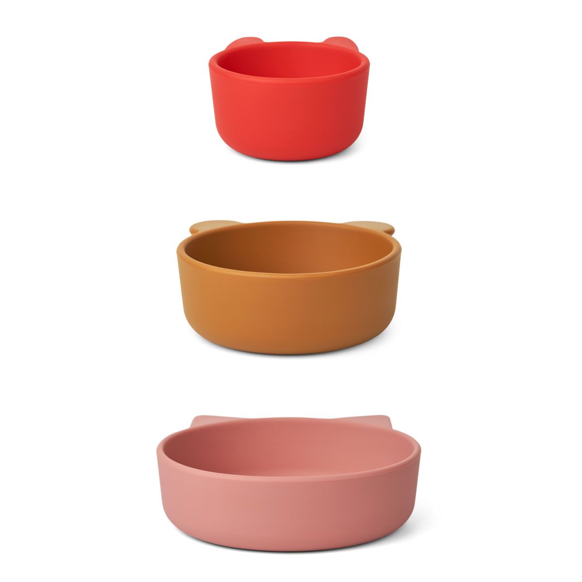 DELISTED Liewood Eddie Snackschalen „Dusty raspberry multi mix“, Silikon, 3er-Set – Bild 3