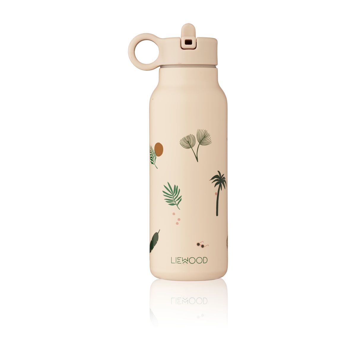 Liewood Falk Edelstahl Trinkflasche „Jungle / Apple blossom mix“ 350ml, Medium