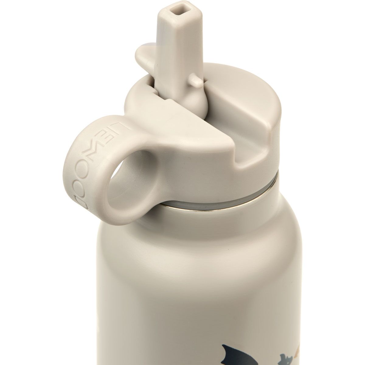 DELISTED Liewood Falk Edelstahl Trinkflasche „Little dragon / Dark sandy mix“ 350ml, Medium – Bild 2