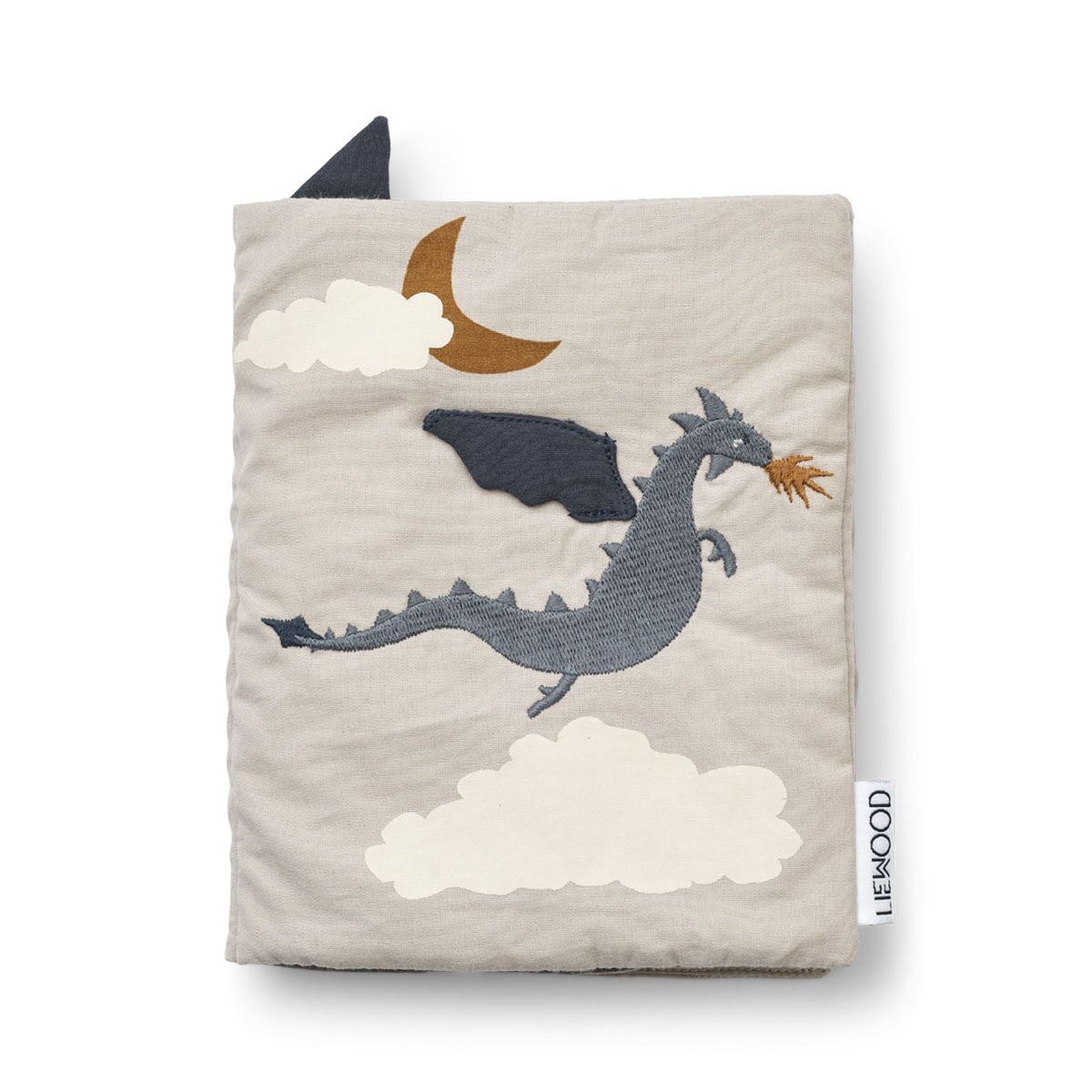 Liewood Drako Babystoffbuch „Little dragon“, 13x16cm – Bild 2