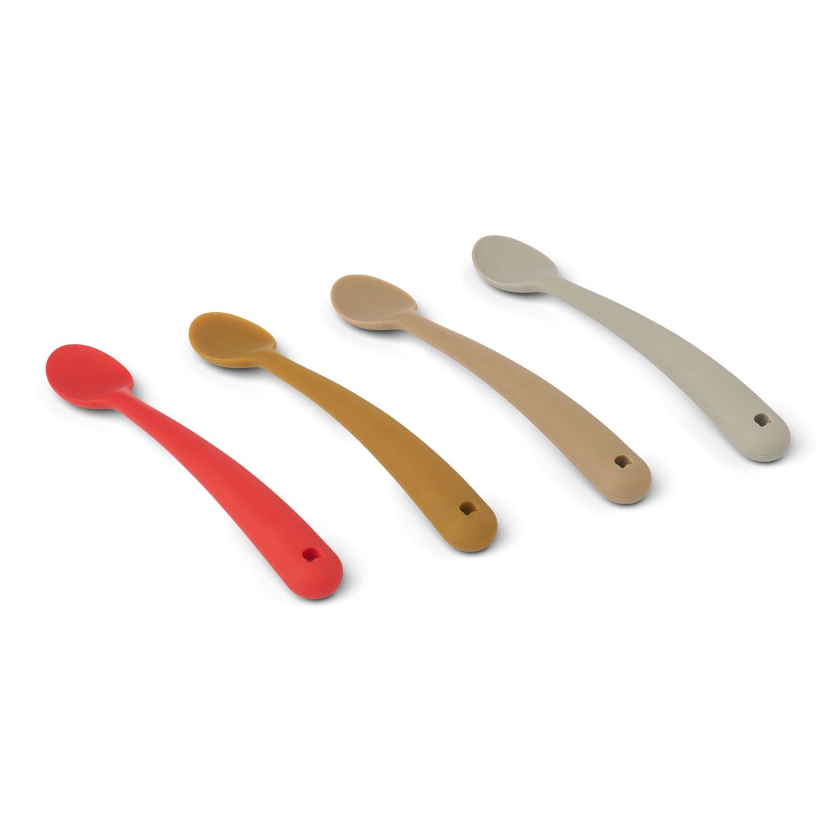 DELISTED Liewood Siv Kinderlöffel „Apple red multi mix“, 4er-Set – Bild 2