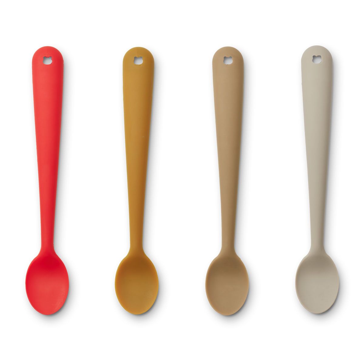 Liewood Siv Kinderlöffel „Apple red multi mix“, 4er-Set