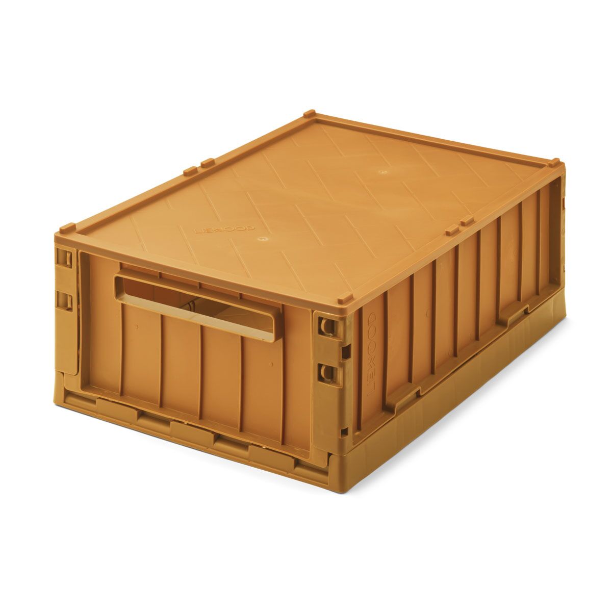 Liewood Aufbewahrungsbox Weston „Golden caramel“ mit Deckel, Größe L, 50x36x20cm
