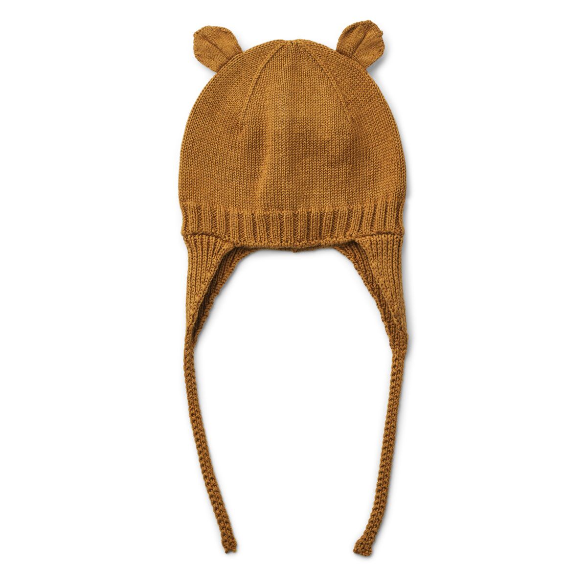 Liewood Violet Babymütze mit Ohren „Golden caramel“, gestrickt, 6-12 Monate