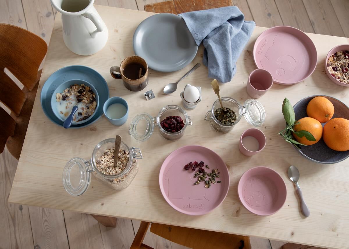 Sebra Kinderbecher-Set MUMS „powder blue“, Biokunststoff – Bild 3