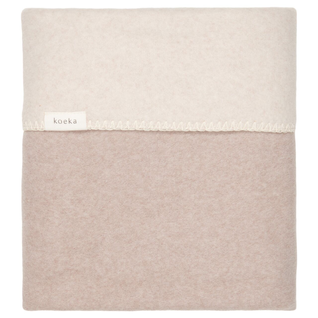 koeka Kinderdecke Denver „clay / nougat“, reversible / 2-lagig, 100x150cm
