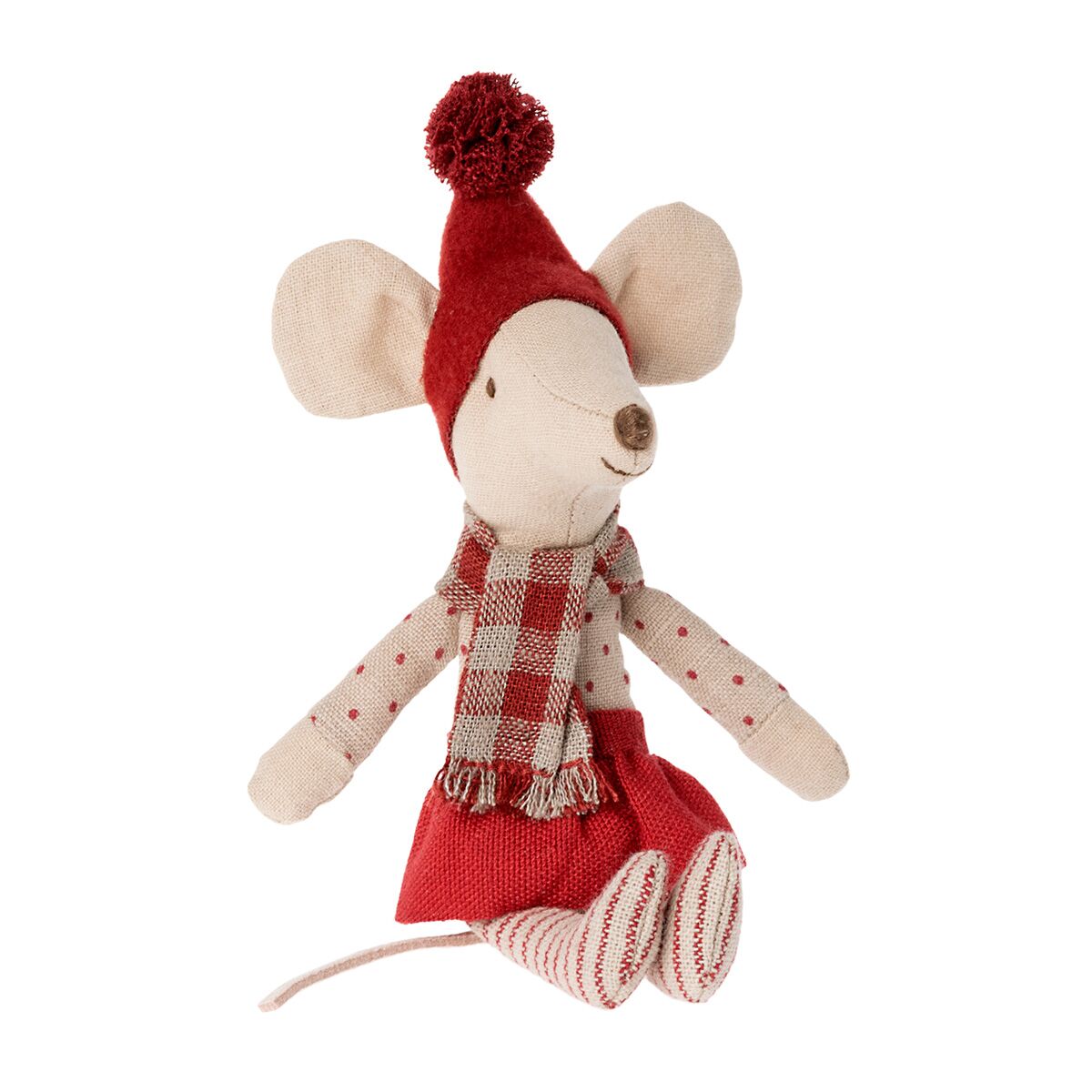 DELISTED Maileg Big Sister Weihnachtsmaus, Kollektion 2022, H13cm – Bild 2