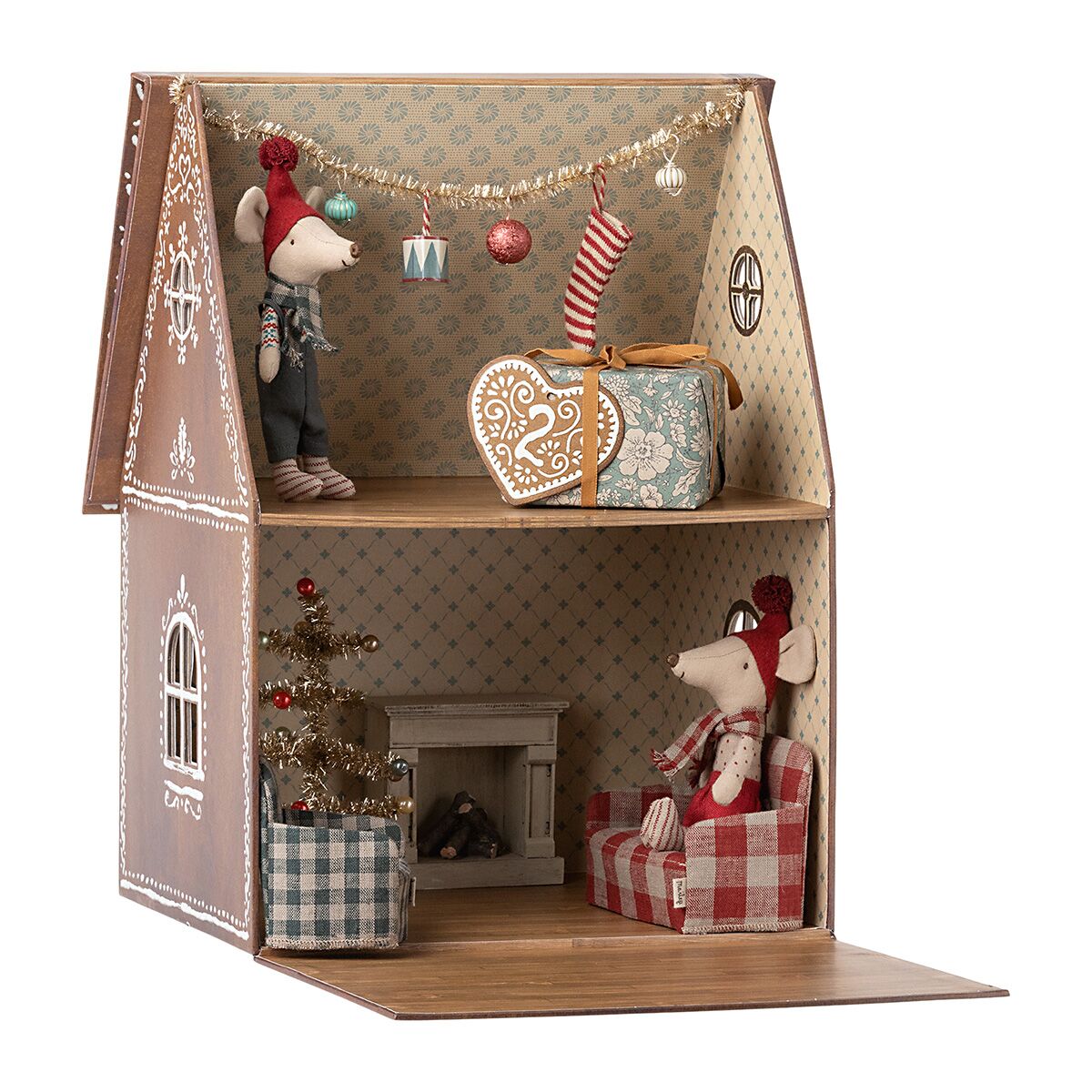 DELISTED Maileg Gingerbread House, großes Lebkuchenhaus, Puppenhaus, H37cm
