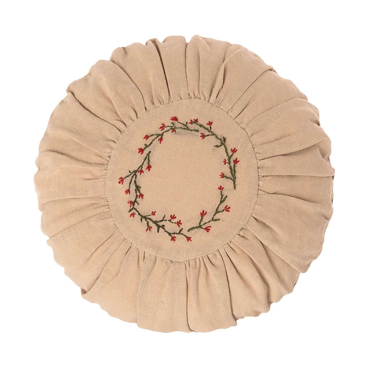 Maileg Kissen „Blumenkreis“, rund, ø26cm