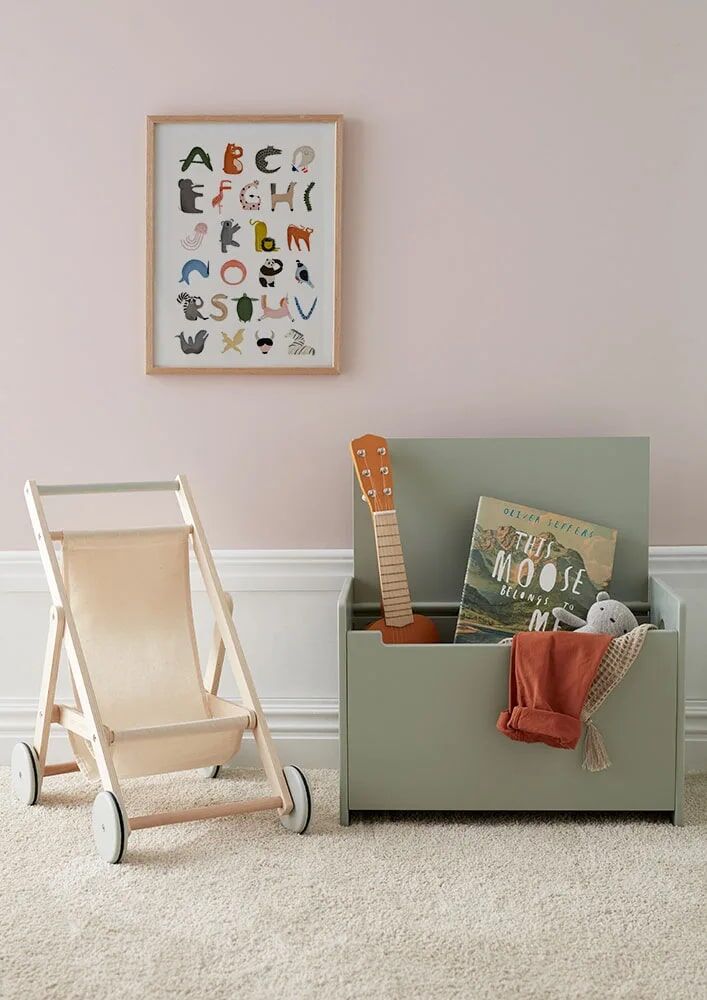 DELISTED Kids Concept Holztruhe „hellgrün“, 50x29x34cm – Bild 7