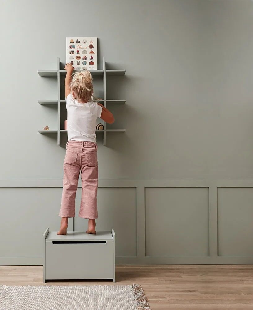 DELISTED Kids Concept Holztruhe „hellgrün“, 50x29x34cm – Bild 4